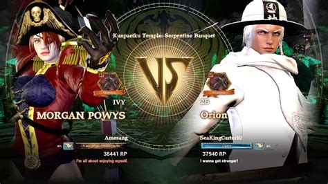 Morgan Powys Amesang VS Orion SeaKingCarter10 SoulCalibur VI