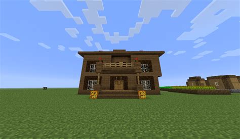 Modern Wood House Minecraft Map