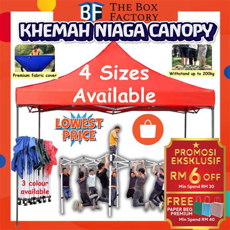 Tbf Khemah Niaga Kanopi Pasar Bazar Night Market Canopy Tent Khemah