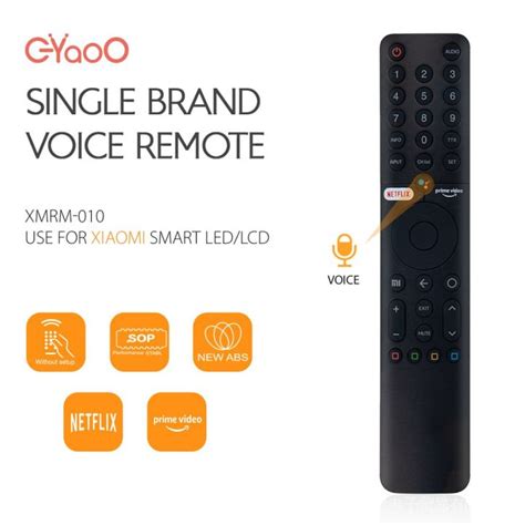 XMRM 19 Xiaomi Bluetooth Voice Remote Control For Xiaomi Mi TV Android