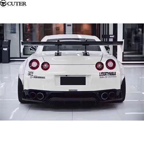 GTR R35 Auto Racing Car Styling Carbon Fiber Rear Wing Spoiler For