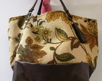 Sac Cabas Golden Star Toile De Jute Lin Iris H Xl Xl Cm Etsy France