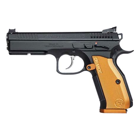 Cz Pistol Shadow 2 Orange Alloy Grip Cal 9mm 17rds 120 Mm Bbl