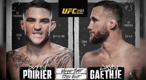 Ufc Justin Gaethje Consigui El Cintur N Del Bmf Al Vencer A