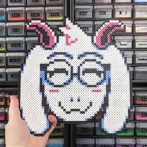 Deltarune Character Dialogue Perler Bead Pixel Art Wall Decoration