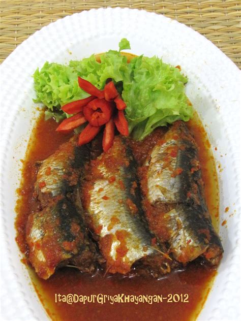 Dapur Griya Khayangan Homemade Ikan Sardines Ala Ikan Sardin Kaleng