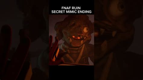 Fnaf Ruin Secret Mimic Ending Fnaf Fnafruin Youtube