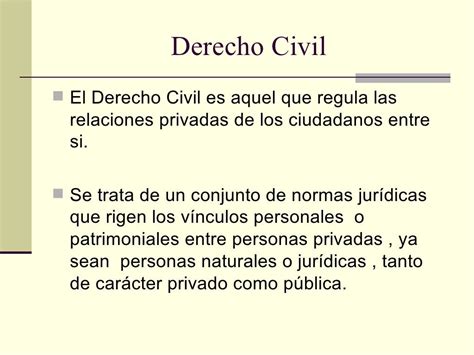 Derecho Civil