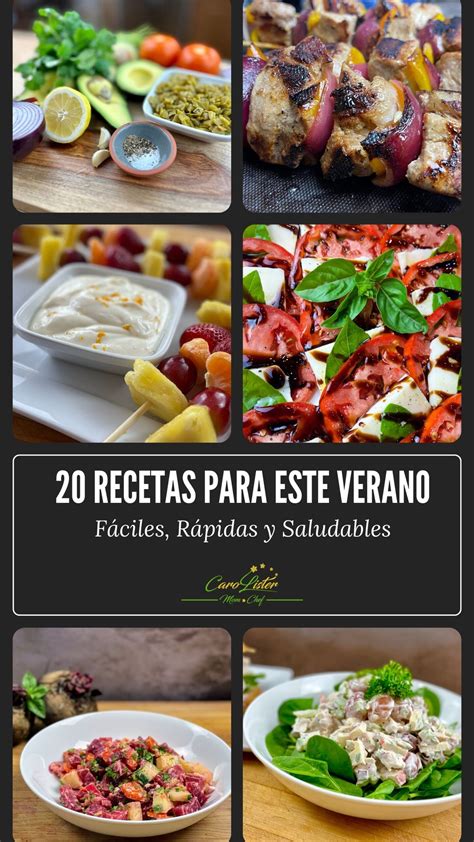 20 Recetas Para Preparar Este Verano Fáciles Rápidas y Saludables