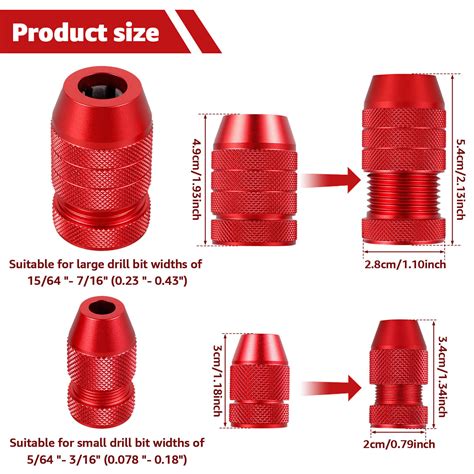 Pcs Drill Bit Stop Collar Set Drill Depth Stop For Drill Bits