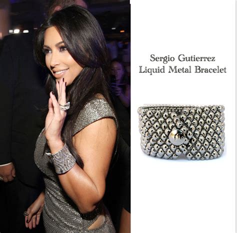 Kim Kardashian Jewelry Metal Bracelets Metal Jewelry Jewlery Silver