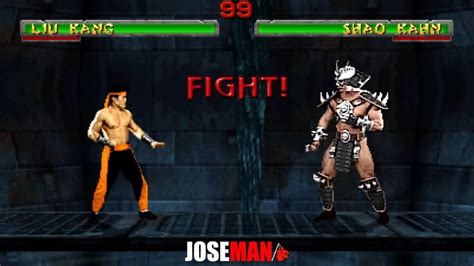 Liu Kang Vs Shao Kahn Mortal Kombat Ii Youtube