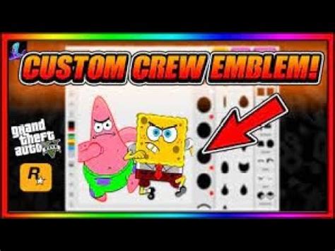 How To Upload Your Own Custom Crew Emblem Picture In Gta Online How