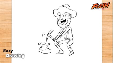 How To Draw Gold Miner YouTube