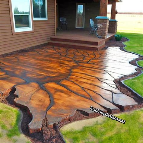 Stamped Concrete That Looks Like Wood: 30 Amazing Examples That Will ...