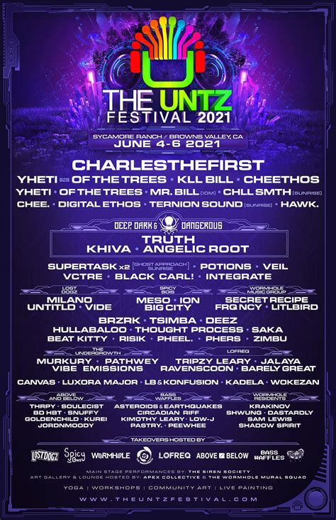 The Untz Festival Lineup Grooveist