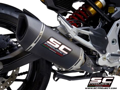 SC Project SC1 R Carbon Slip On Einddemper Euro5 Gekeurd BMW F 900 XR