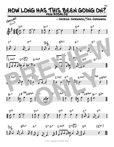 George Gershwin How Long Has This Been Going On Sheet Music