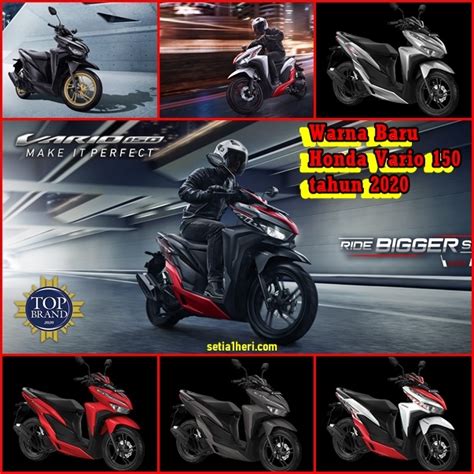 Warna Dan Stripping Baru Honda Vario Dan Honda Vario Tahun