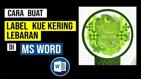 Cara Membuat Label Kue Kering Koleksi Gambar