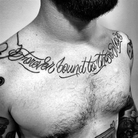 Chest Piece Tattoos Quotes For Guys