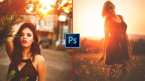 Golden Hour Sunset Light Effect In Photoshop Photo Effects Free Preset Youtube