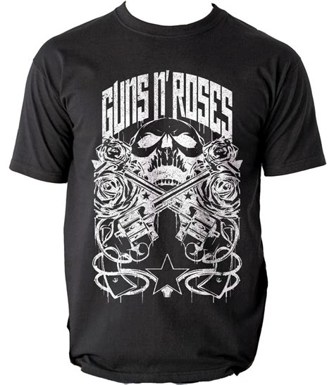 Camiseta Masculina Guns N Roses Preta Elo Produtos Especiais