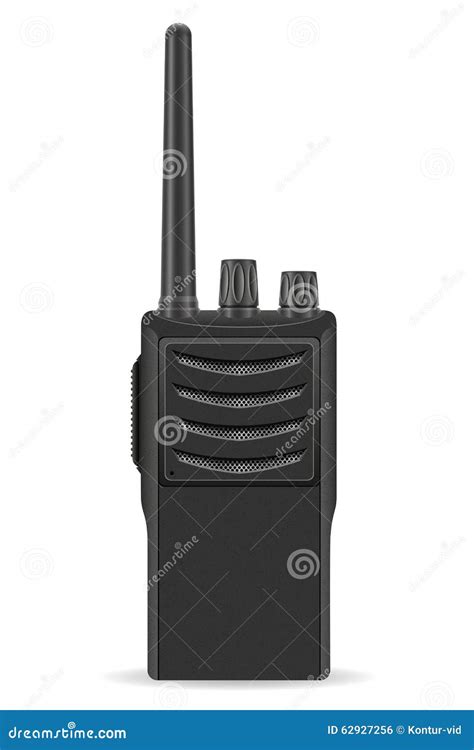 Walkie Talkie In Hand Vector Illustration 42661458