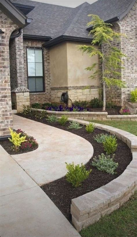 Front Yard Walkway Front Yard Decor Front Lawn Front Yards Cheap