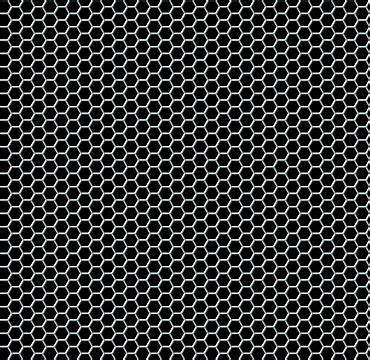 Hexagon Grid Seamless Background Texture Tiling Modern Vector Texture