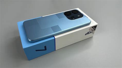 Tecno Pop 7 Unboxing Camera Test Capri Blue Colour Retail Unit