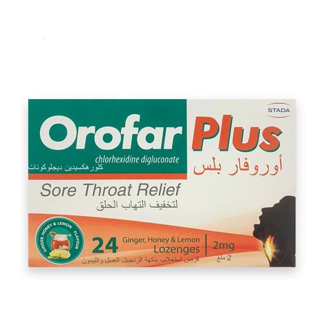 Orofar Plus Ginger Honey And Lemon Lozenges 24s Medicina Online