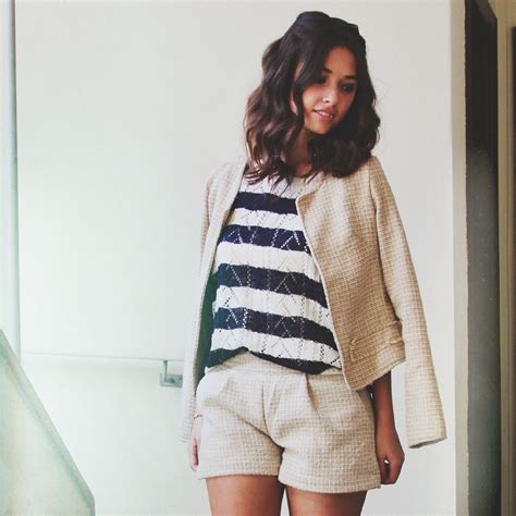 Look Ootd Style Tweed Shorts