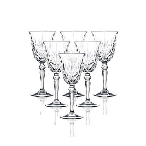 Rcr Melodia Wine Glasses Set Of 6 Robert Dyas