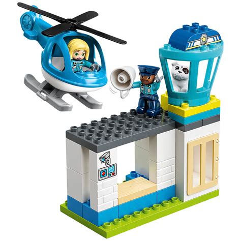 Lego Duplo Town Police Station And Helicopter 10958