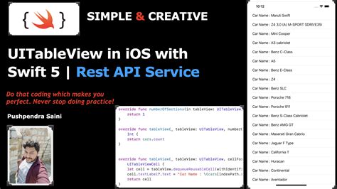 UITableView In IOS With Swift 5 Rest Service Weps Tech