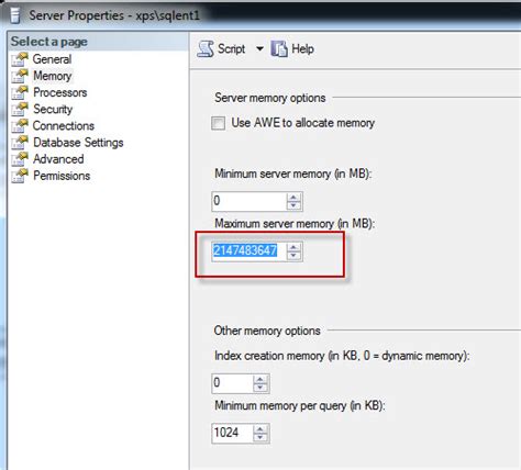 Sql Server Minimum Maximum Memory Server Memory Options Journey To Sql Authority With