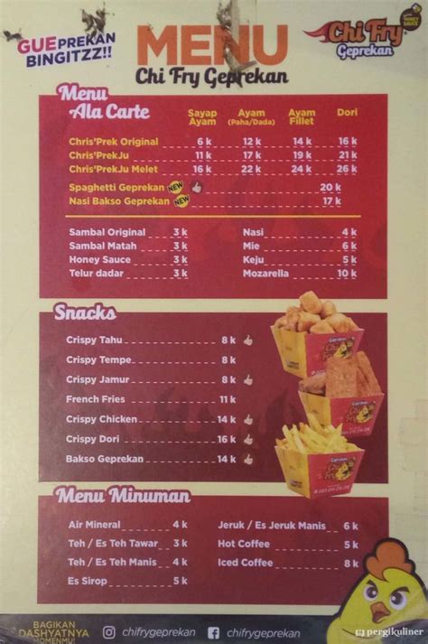 Selalu Diperbarui Menu Chi Fry Geprekan Sukolilo Surabaya