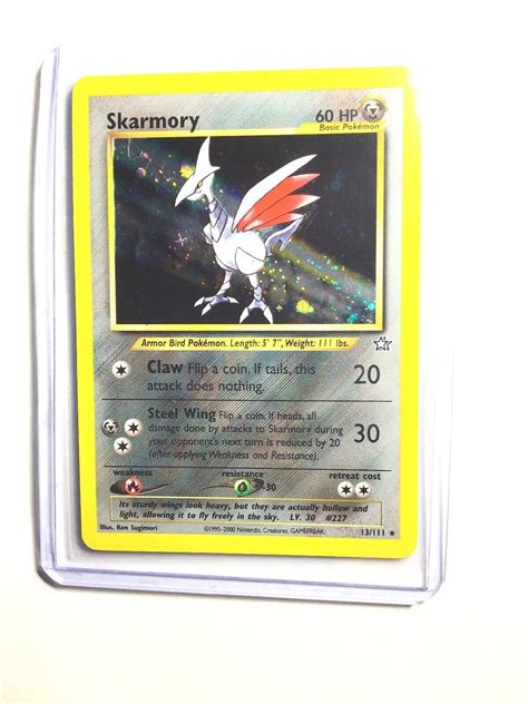 SKARMORY 13 111 Neo Genesis Holo Pokemon Card EXC NEAR MINT