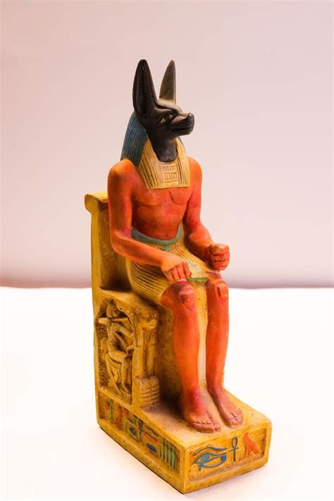 Beautiful Ancient Egyptian God Anubis, Egyptian Anubis Statuette ...