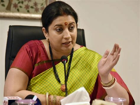 Sign Of Defeat Smriti Irani On Congress S Delay In Announcing