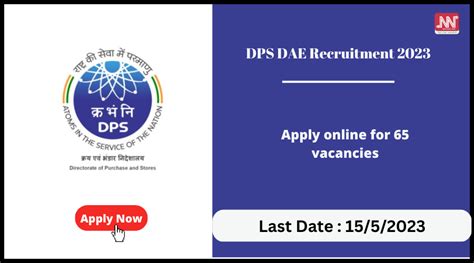 DPS DAE Recruitment 2023 Apply Online For 65 Vacancies