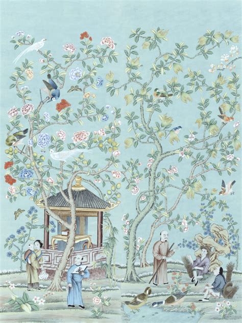 Murales De Pared Chinoiserie Mural De Papel Tapiz Chinoiserie