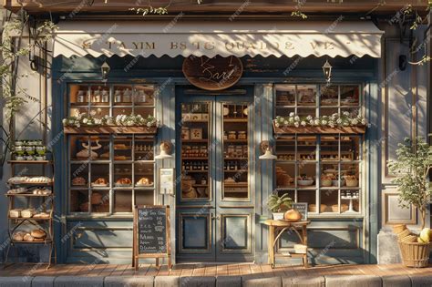 Premium Photo | A charming French boulangerie with fresh pastries