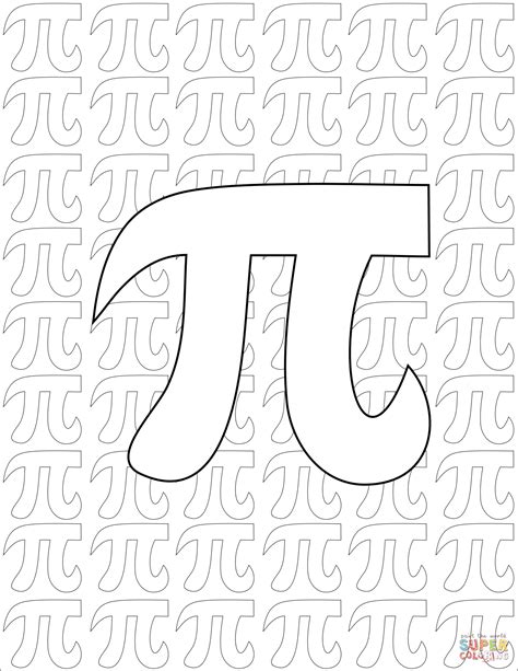 Pi Day Pattern Coloring Page Free Printable Coloring Pages