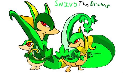 Colors Live Snivy Servine And Serperior By Snivy The Drawer