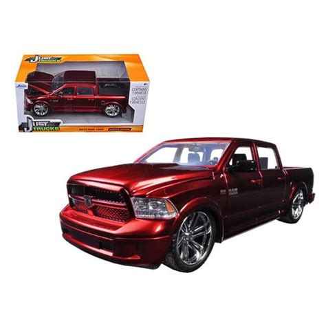 Jada 54040r 2014 Dodge Ram 1500 Pick Up Truck Red Custom Edition 1 24