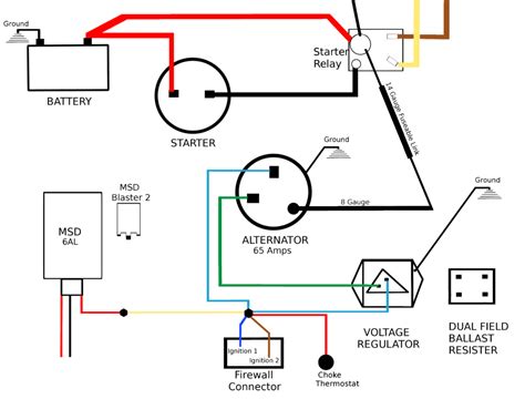 Charging System In Automobile Diagram Motorcycle Starter Rel