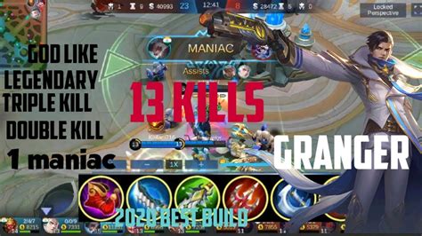 How To Play Granger Ll Best Build Of Granger Ll Maniac Build