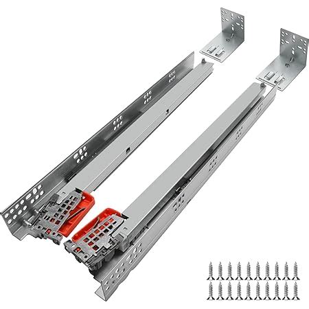 Pair Inch Undermount Drawer Slides Soft Closing Full Extension